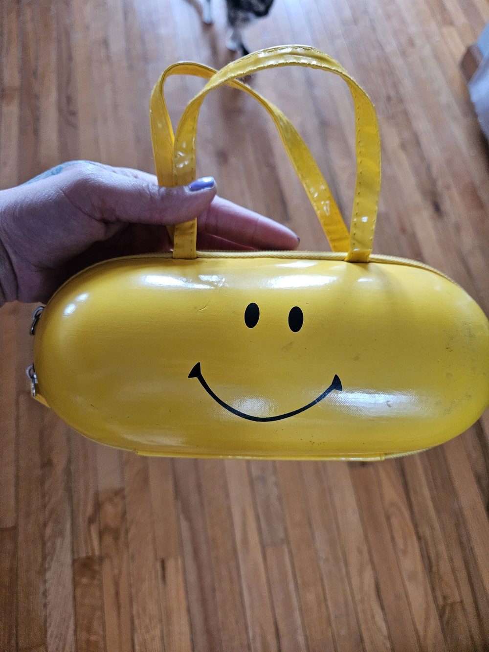 Yellow Smiley Face Mini Handbag